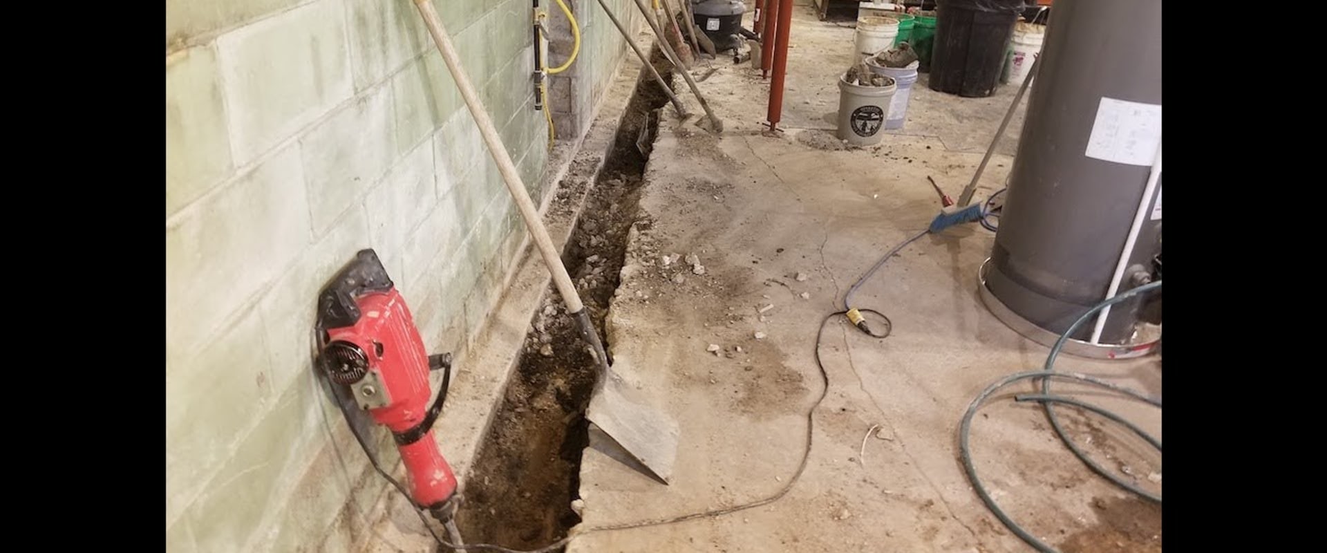 Installing an Interior Drain System